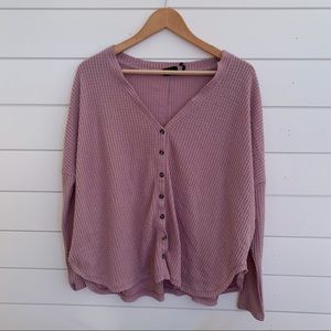 Urban Outfitters | Waffle Knit | Purple